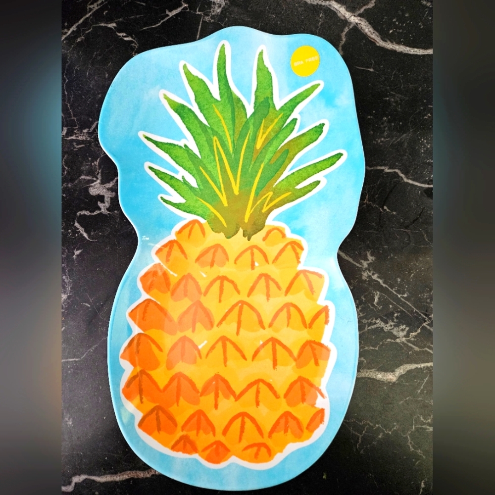 Colorful Pineapple Serving Tray